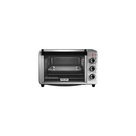 Black & Decker Black+Decker TO3210SSD Toaster Oven, 220/240 V, 1500 W, Metal, Silver TO3210SSD